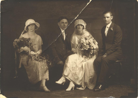 1920 Wedding Portrait