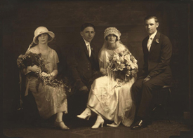 1920 Wedding Portrait